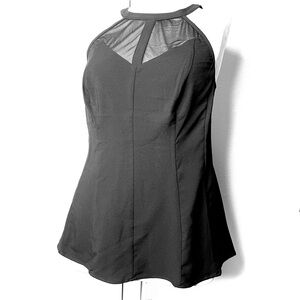 Elegant Black Halter Top